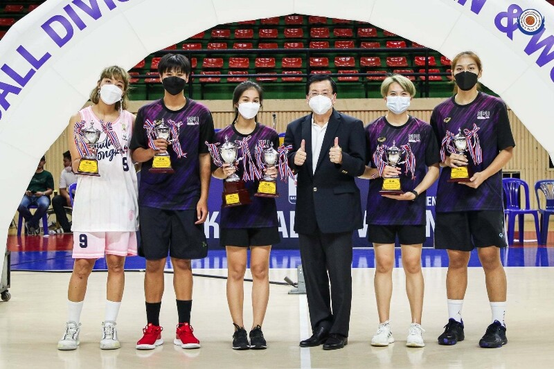 SPU คว้าแชมป์ทีมหญิง บาสเก็ตบอลชิงชนะเลิศแห่งประเทศไทย ดิวิชั่น 1 ประจำปี 2564
