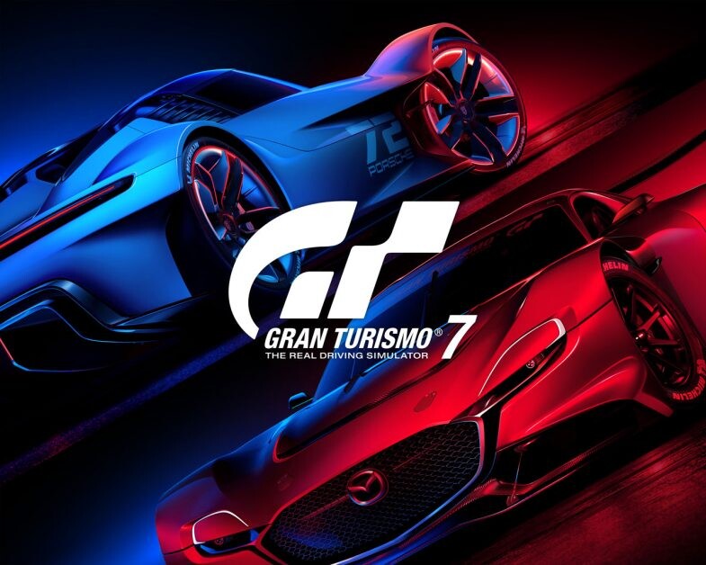 เกม "Gran Turismo 7" แบบแผ่นบลูเรย์บนเครื่องเกมคอนโซล PlayStation 5 และ PlayStation 4