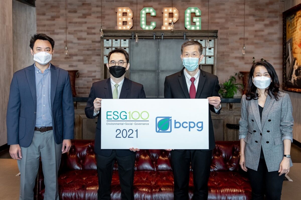 "บีซีพีจี" ติดอันดับหุ้นยั่งยืน ESG100 ต่อเนื่องเป็นปีที่ 4
