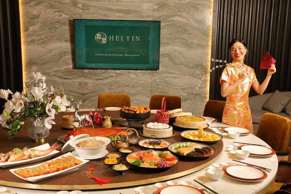 "HEI YIN" introduces 3 auspicious set menus for the Chinese New Year celebration Indulge in an array of delectable authentic Cantonese recipes that will bring good luck into life
