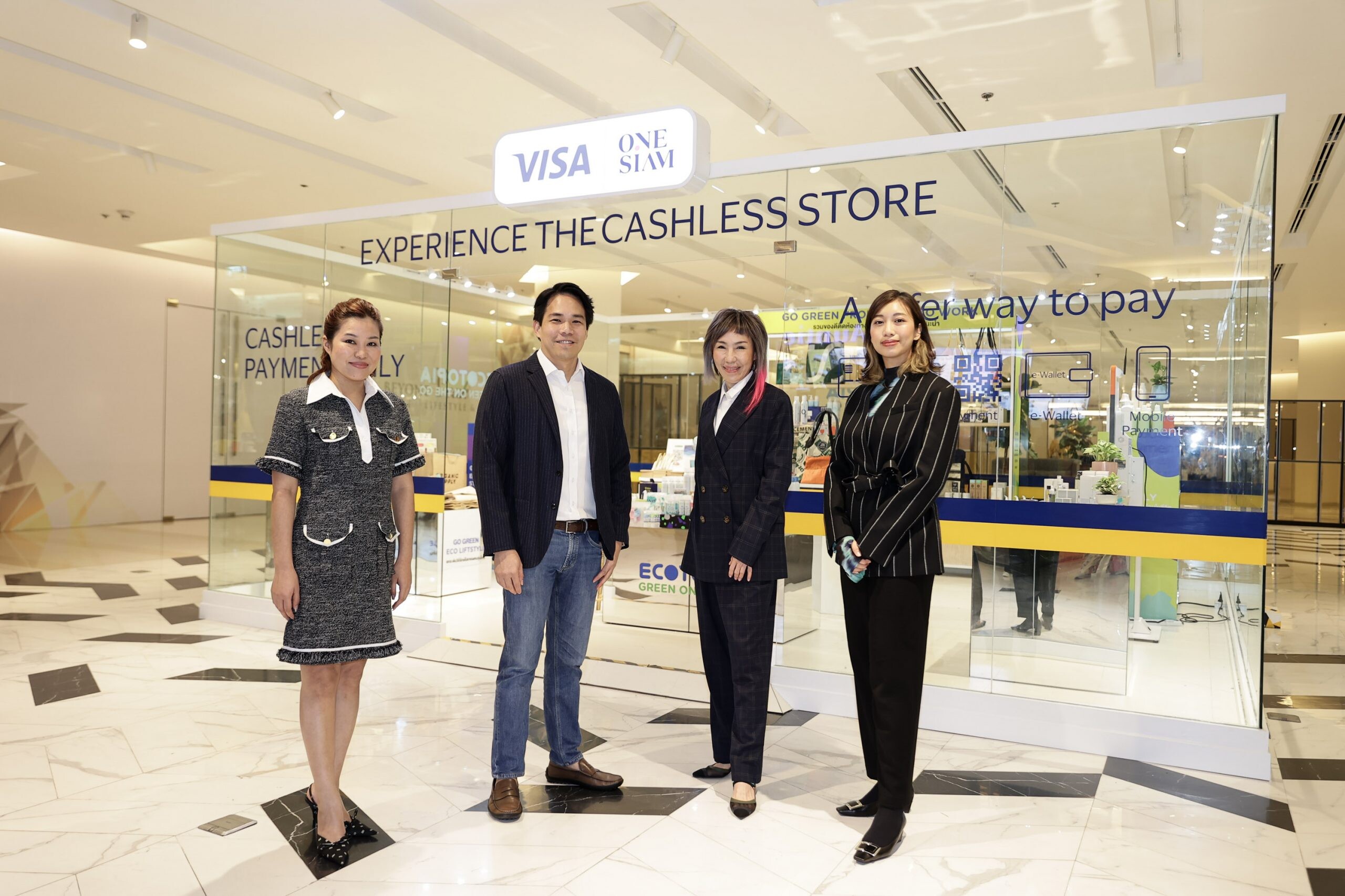 สยามพิวรรธน์ผนึกวีซ่า เปิด Visa Pop-Up ร้านค้ารูปแบบ Cashless Retail Store สมบูรณ์แบบครั้งแรกในไทย ตอบสนองไลฟ์สไตล์สังคมไร้เงินสด