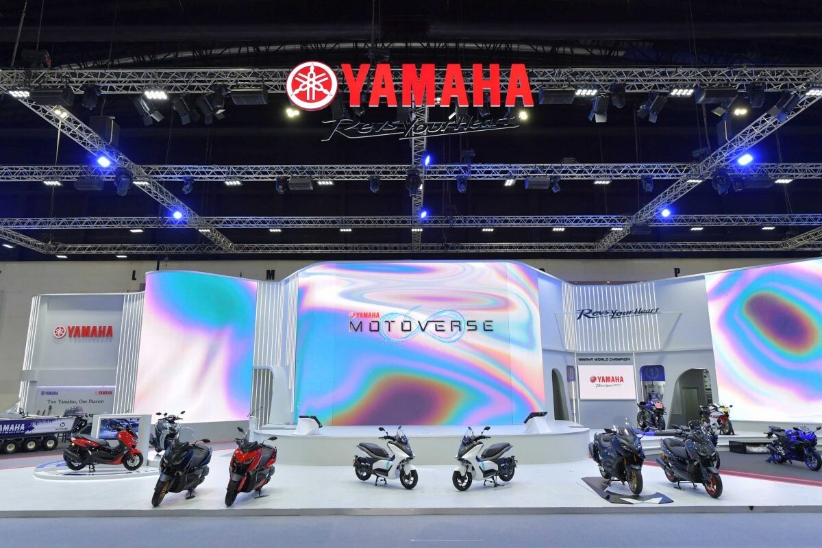 ยามาฮ่าเปิดบูธ YAMAHA MOTOVERSE โชว์นวัตกรรมสุดล้ำมอเตอร์ไซค์ไฟฟ้า พร้อมเปิด 6 รุ่นใหม่ล่าสุด