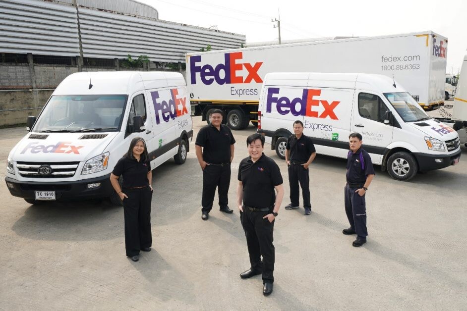 เฟดเอ็กซ์ เอ็กซ์เพรส เปิดตัวรถยนต์ไฟฟ้าปลอดมลพิษกลุ่มแรก เพื่อใช้ในการขนส่งในประเทศไทย