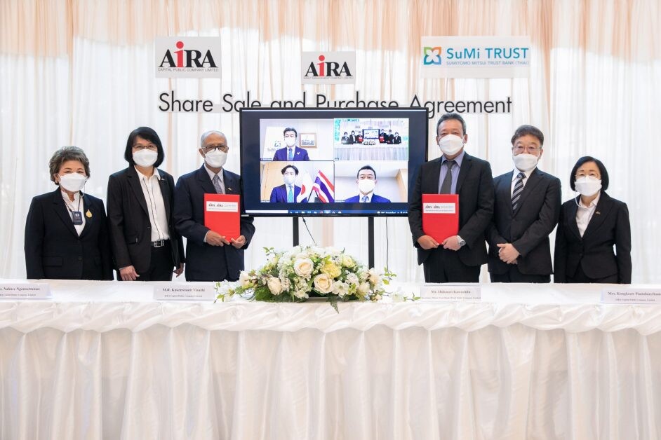 "AIRA" ลงนาม "SMTBT" เข้าถือหุ้น บลจ.ไอร่า 10% เดินหน้าให้บริการ Wealth Management - Private Fund ในไทย-ญี่ปุ่น