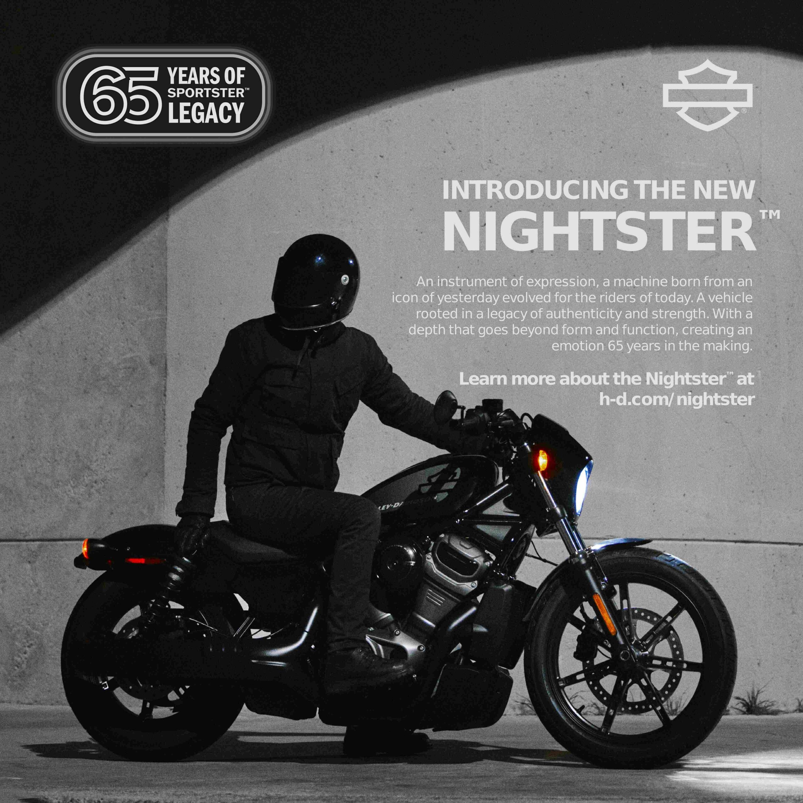 ยลโฉมรถมอเตอร์ไซค์รุ่น Nightster(TM) ปี 2022 ในวันที่ 7 พฤษภาคม นี้ ณ งาน Open House ที่ตัวแทนจำหน่ายอย่างเป็นทางการของ Harley-Davidson(R) ใกล้บ้านคุณ