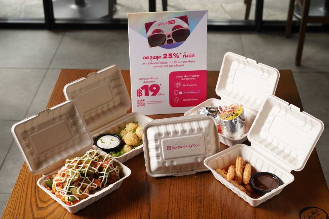 "foodpanda" ชูกลยุทธ์ GO GREEN จับมือ "Gracz" ผลิตกล่องใส่อาหารรักษ์โลก พร้อมชวนร้านค้าพันธมิตรร่วมกรีนไปด้วยกัน