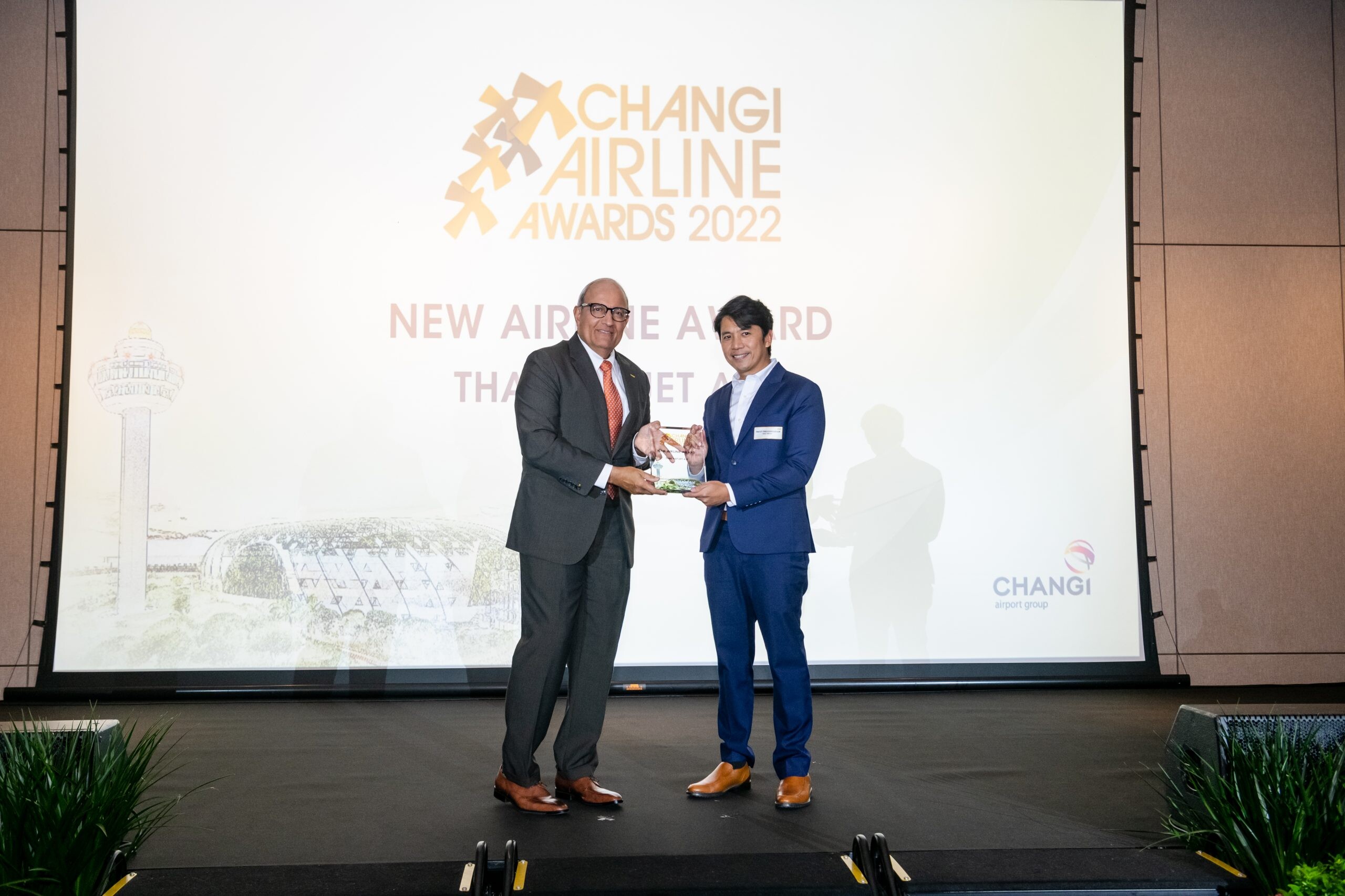 ไทยเวียตเจ็ทคว้ารางวัล "New Airline Award" จากสนามบินชางงีสิงคโปร์