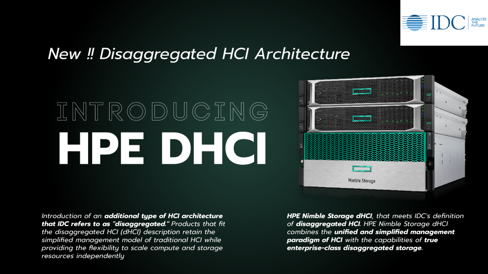 เปิดโลก HPE dHCI เจนฯ ใหม่ของการจัดการข้อมูลยุคคลาวด์-เนทีฟ ครบเครื่องการจัดการทุกแพลตฟอร์มข้อมูลแบบองค์รวม