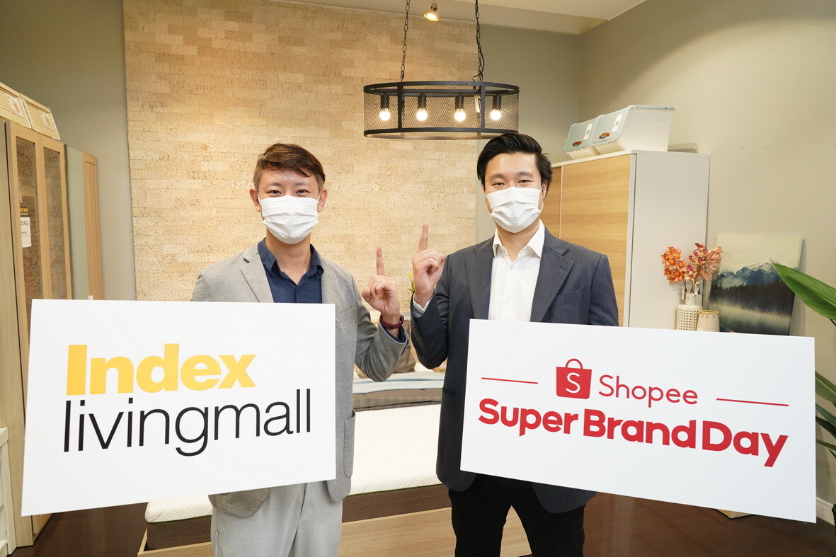 Index Living Mall ประกาศศักดาแบรนด์เฟอร์นิเจอร์อันดับ 1 รุดจับมือ 'ช้อปปี้' อัดโปรฉลองใน Index Living Mall x Shopee Super Brand Day