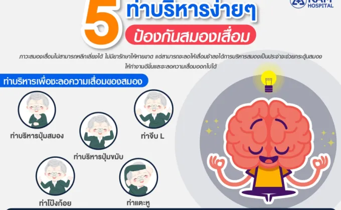 5 ท่าบริหารง่ายๆ ป้องกันสมองเสื่อม