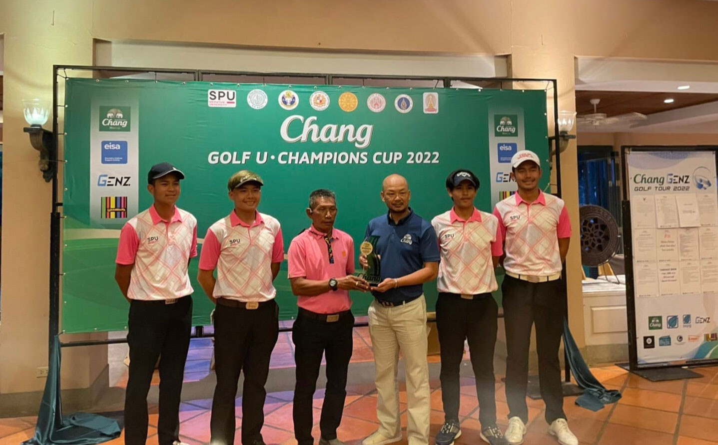 ม.ศรีปทุม ซิวแชมป์แรก ประเดิมศึกสวิงอุดมศึกษา "Chang Golf U 2022" เลควิว