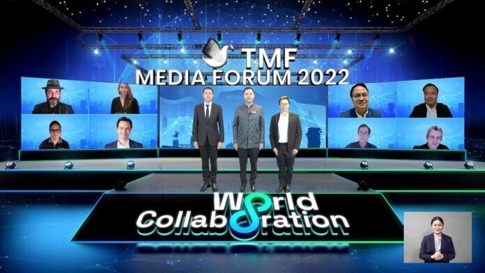 วธ.เปิดเวที "TMF MEDIA FORUM 2022 : World Collaboration" เชิญกูรูระดับโลกแบ่งปันประสบการณ์เปิดมุมมองใหม่ครั้งแรกในไทย มุ่งพัฒนาศักยภาพผู้ผลิตสื่อ เชื่อมต่อโอกาสทางธุรกิจอุตสาหกรรมสื่อไทยสู่ฮอลลีวูด และแพลตฟอร์มระดับโลก