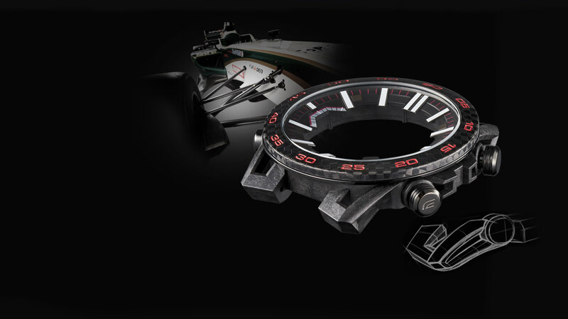คาสิโอ เปิดตัวนาฬิกา EDIFICE รุ่นใหม่ ดีไซน์จากระบบกันสะเทือนรถแข่งฟอร์มูลา
