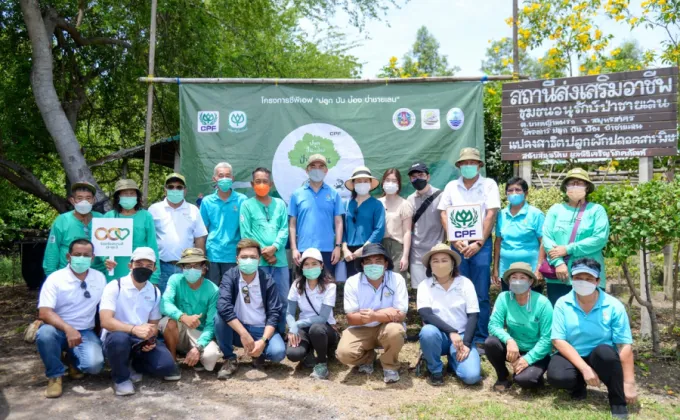ซีอีโอ CPF เยี่ยมชมความสำเร็จโครงการฟื้นฟูป่าชายเลนที่