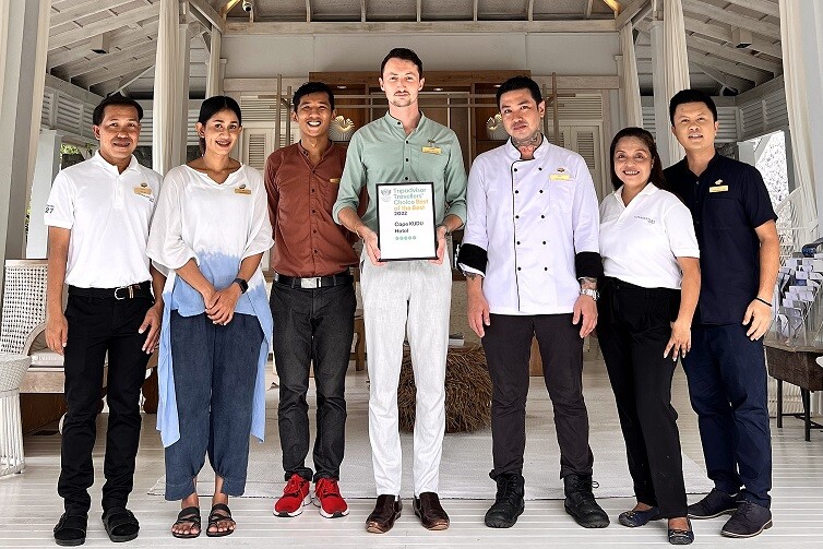 Cape Kudu Hotel, Koh Yao Noi, celebrates one more success with the Certificate of Travelers' Choice from TripAdvisor Awards 2022