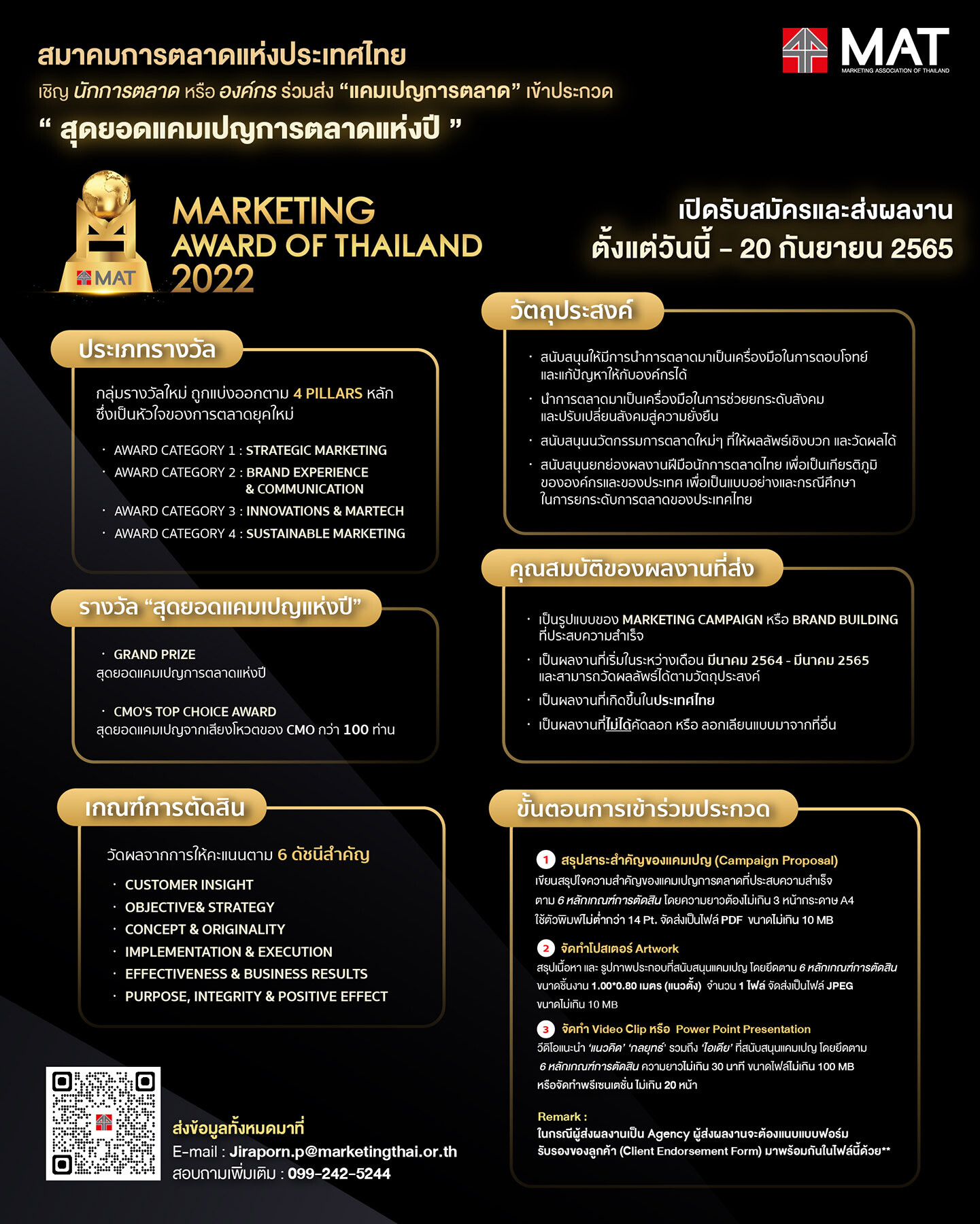 สมาคมการตลาด จัดประกวด "Marketing Award of Thailand" เฟ้นหาสุดยอดแคมเปญการตลาดแห่งปี รับสมัครถึง 20 ก.ย.นี้