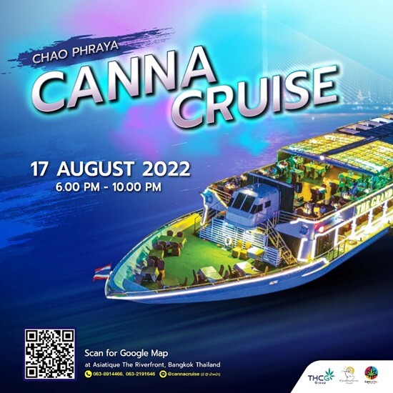 กันกุลฯ ผนึก THCG -เรือสำราญเจ้าพระยาครุยส์-แคนน์โซไซตี้ จัดChao Phraya Canna Cruise เรือ The Medi-Wellness รอบปฐมฤกษ์