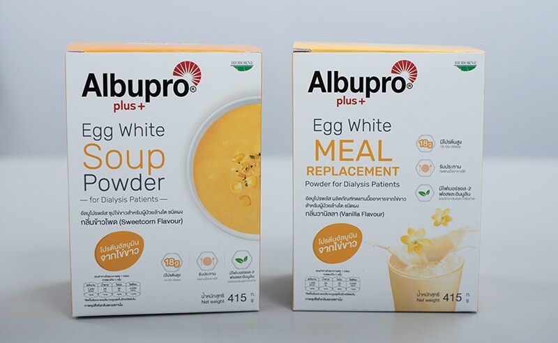 ผลิตภัณฑ์เสริมอาหาร Albupro Plus งานวิจัยจากจุฬาฯ  ผู้ป่วยโรคไตกินดี คนสุขภาพดีกินได้