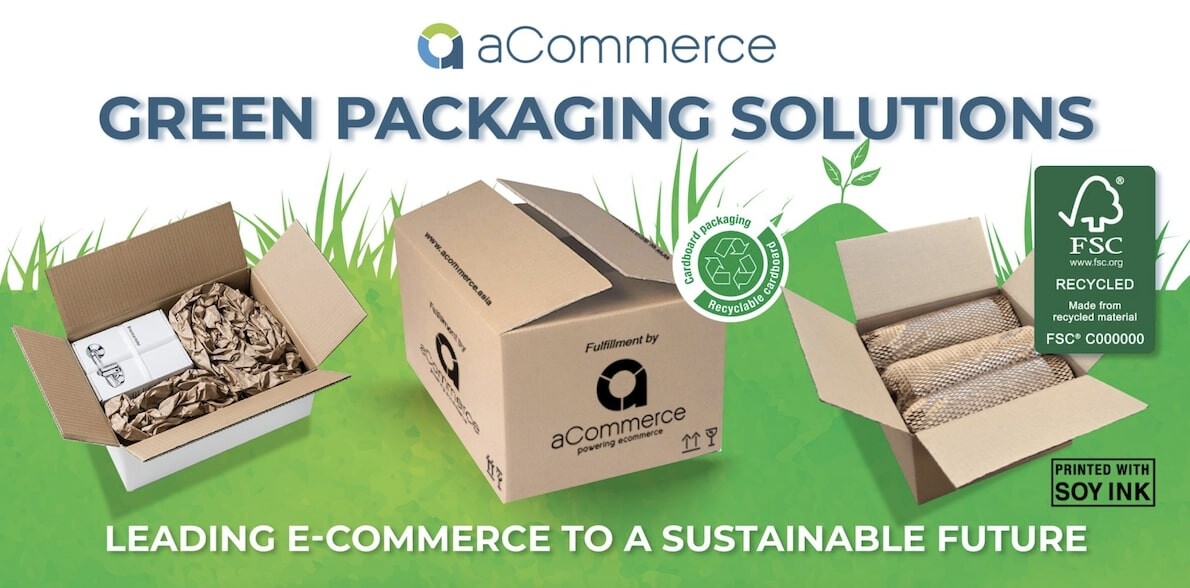 aCommerce Launches Go Green Initiatives With Environmental-Friendly Sustainable Packaging For E-commerce In South East Asia