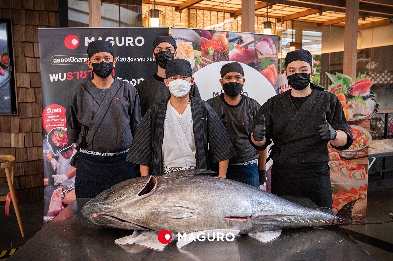 เตรียมฟินอีกครั้ง MAGURO (มากุโระ) เตรียมโชว์แล่ปลามากุโระยักษ์ 200 กก. ฉลองเปิดสาขาเดอะไนน์ เซ็นเตอร์ พระราม 9