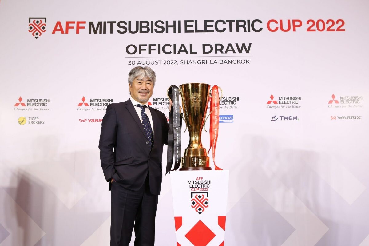 มิตซูบิชิ อิเล็คทริค ตอกย้ำภาพลักษณ์แบรนด์ ชูกลยุทธ์ สปอร์ต มาร์เก็ตติ้ง คว้าดีลครั้งสำคัญ ลุยสนับสนุน "AFF Mitsubishi Electric Cup 2022"