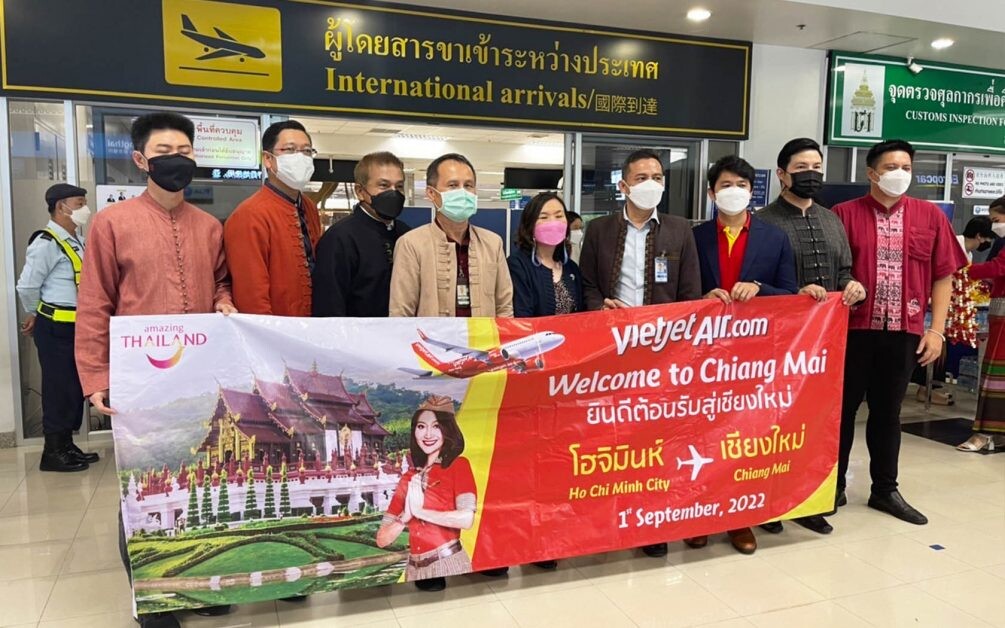 เวียตเจ็ทกลับมาให้บริการเที่ยวบิน โฮจิมินห์ - เชียงใหม่ ราคาเริ่มต้นเพียง 219 บาท