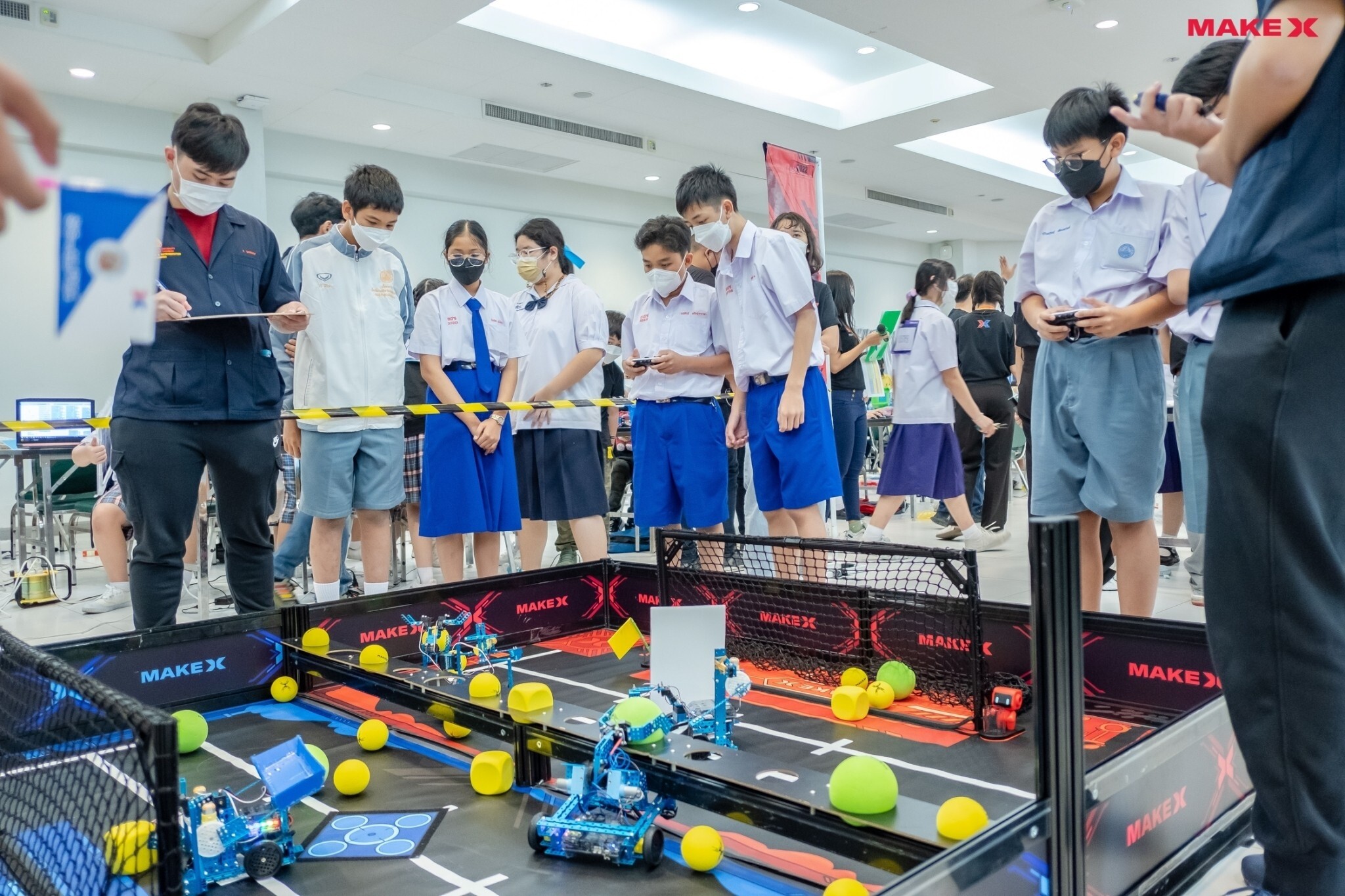 มจพ. เปิดสนามจัดการแข่งขัน 2022 MakeX Thailand Robotics Competition รอบเก็บคะแนน สนามที่ 2