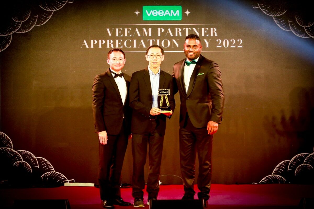 ยิบอินซอย คว้า 2 รางวัลใหญ่จากวีม ซอฟต์แวร์ ในงาน "Veeam Partner Appreciation Day 2022 "