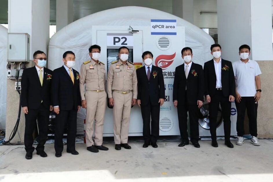 "อนุทิน" รับมอบห้องปฏิบัติการเคลื่อนที่ Huo-Yan Air Laboratory จากรัฐบาลจีน ช่วยไทยต่อสู้กับโรคระบาด