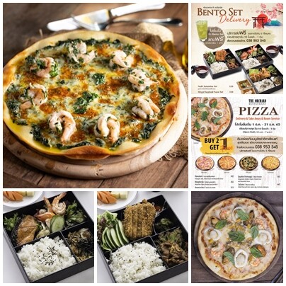 Home-made Italian Pizza (Buy 2 Get 1 Free) &amp; Bento Set Delivery at The Orchard Restaurant, Kantary Hotel, Ban Chang
