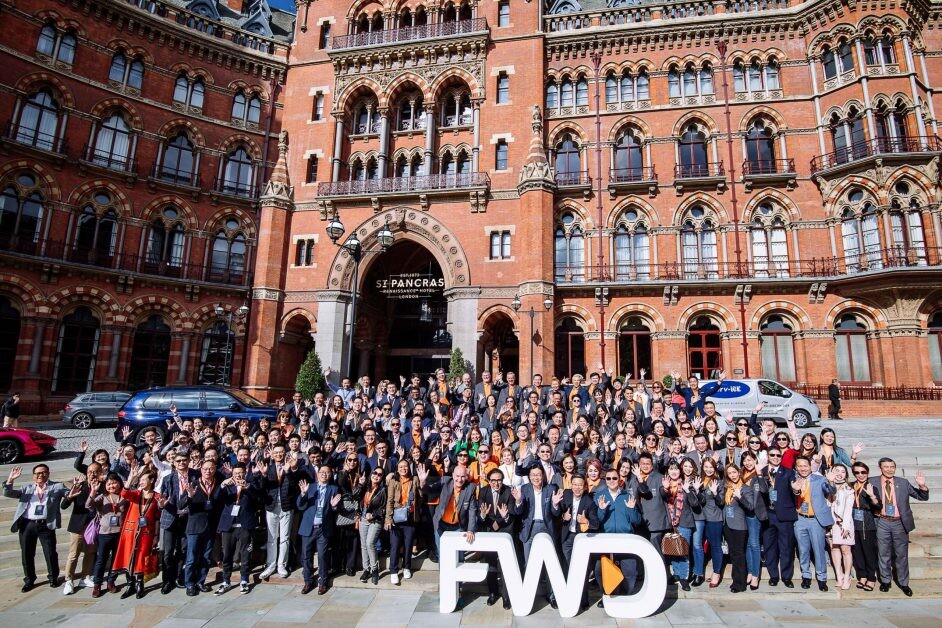 FWD ประกันชีวิต นำสุดยอดตัวแทนร่วมทริปท่องเที่ยวและสัมมนา  "FWD HiVE Agency 2022" ที่ประเทศอังกฤษ