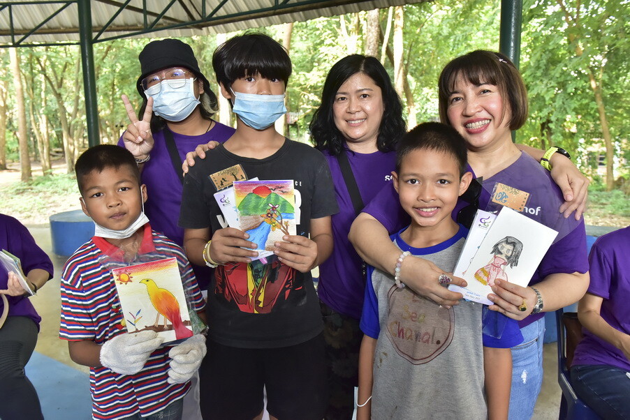 ซาโนฟี่ ประเทศไทย รวมพลังจิตอาสา สานต่อพันธกิจองค์กร ผ่านกิจกรรม We Volunteer 2022 ส่งเสริมสุขภาพและความเป็นอยู่ที่ดี พร้อมมอบโอกาสทางการศึกษา ณ โรงเรียนหมู่บ้านเด็ก จังหวัดกาญจนบุรี