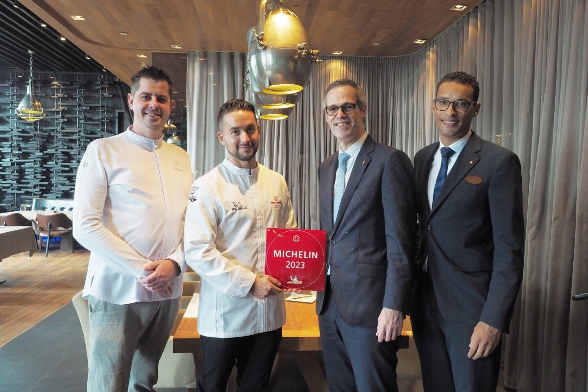Another year of Stellar Success as  Elements, inspired by Ciel Bleu retains MICHELIN One-Star status