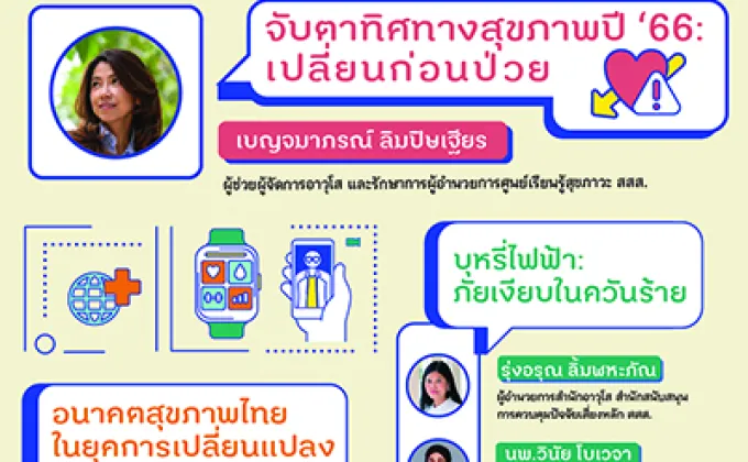 สสส. ชวนประชาชนจับตาทิศทางสุขภาพสังคมไทย