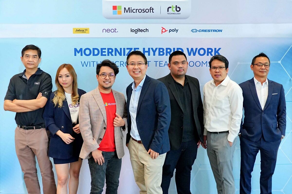อาร์ทีบีฯ จับมือ ไมโครซอฟท์ จัดทำเวิร์กชอปนำเสนอเทคโนโลยีล่าสุดของ Microsoft Teams Rooms ผู้นำเทรนด์การทำงานแบบ Digital Workplace