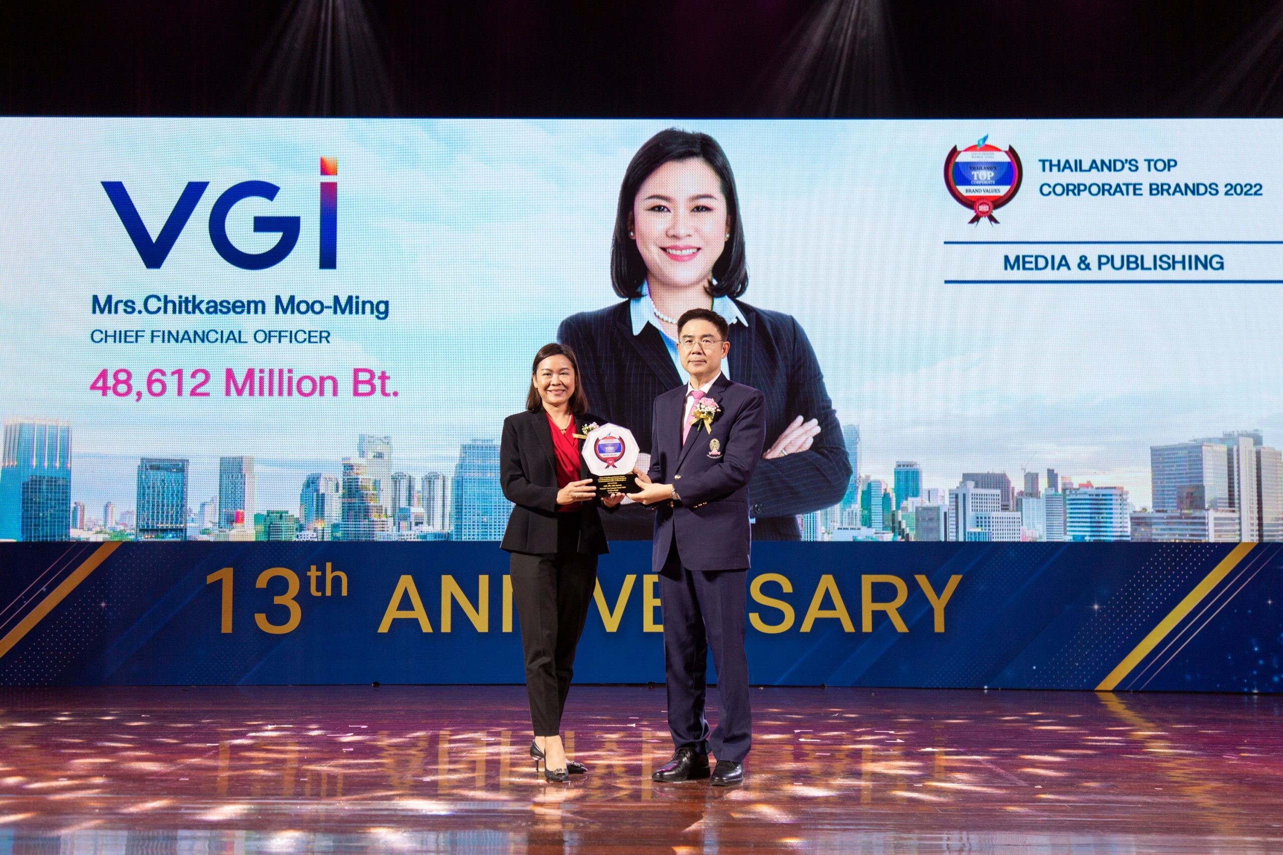VGI คว้ารางวัล สุดยอดองค์กรที่มีมูลค่าแบรนด์สูงสุด เป็นครั้งที่ 6 จากเวที ASEAN and Thailand's Top Corporate Brands 2022