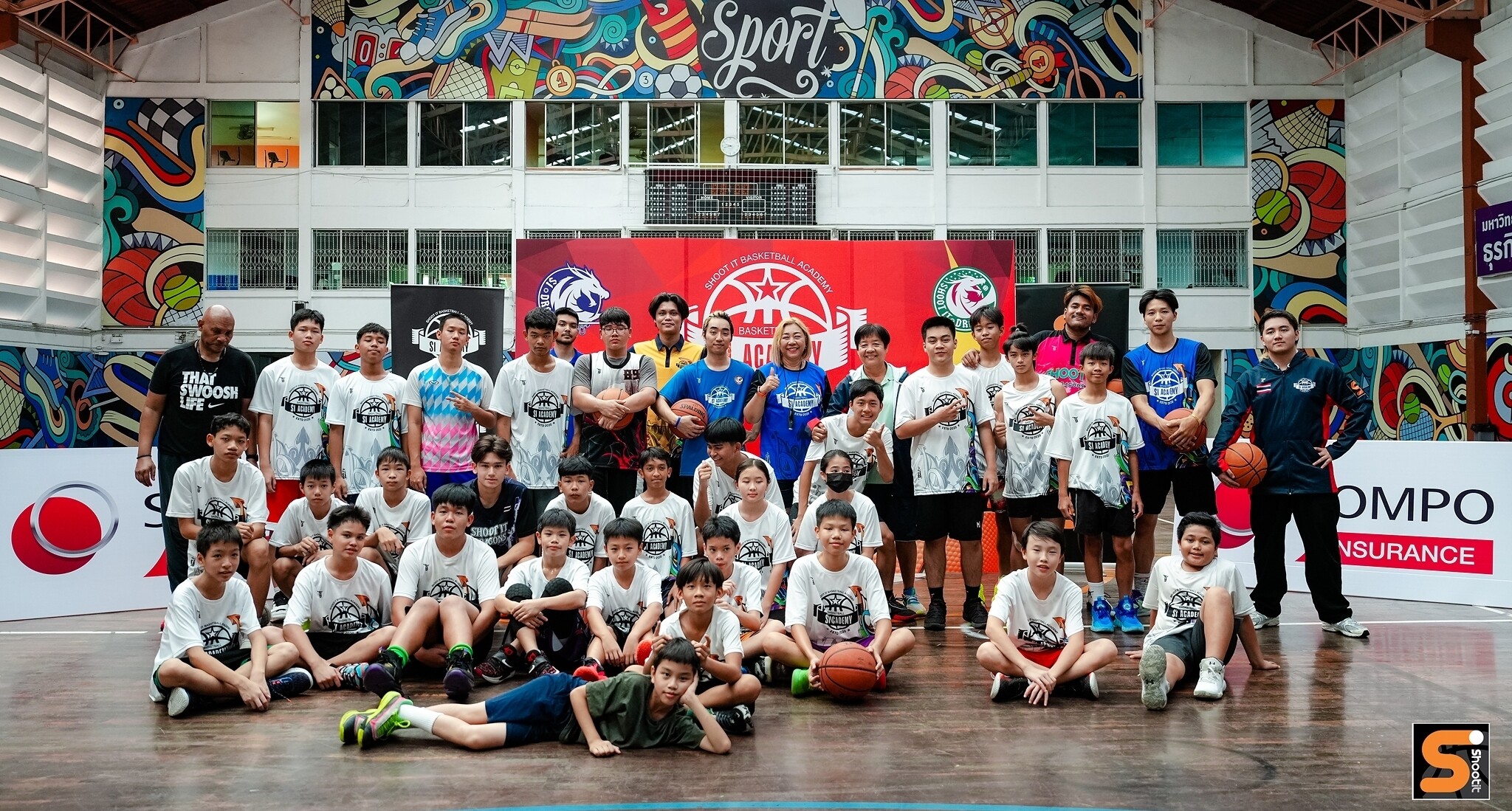 ซมโปะ ประกันภัย สนับสนุนกรมธรรม์คุ้มครองอุบัติเหตุ แก่นักกีฬาบาสเกตบอลทีมชู๊ตอิทอาคาเดมี ในการแข่งขัน SIA Youth Basketball Camp Road to Malaysia ณ ประเทศมาเลเซีย