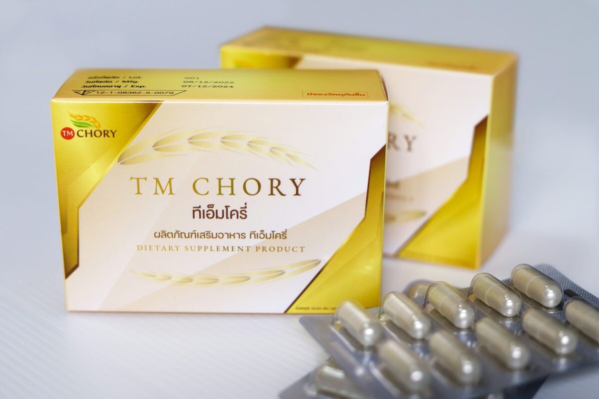 แนะนำ "TM Chory"  ผลิตภัณฑ์เสริมอาหารจากใบข้าวอ่อน