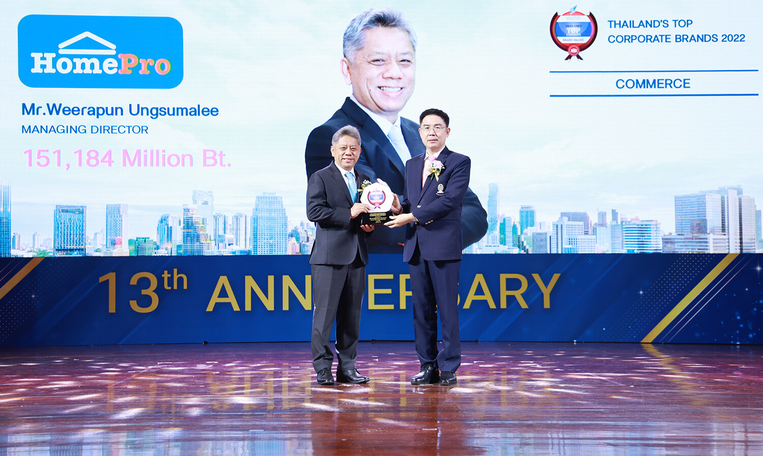 โฮมโปร คว้ารางวัล สุดยอดองค์กรมูลค่าแบรนด์สูงสุด "Thailand's Top Corporate Brands 2022"