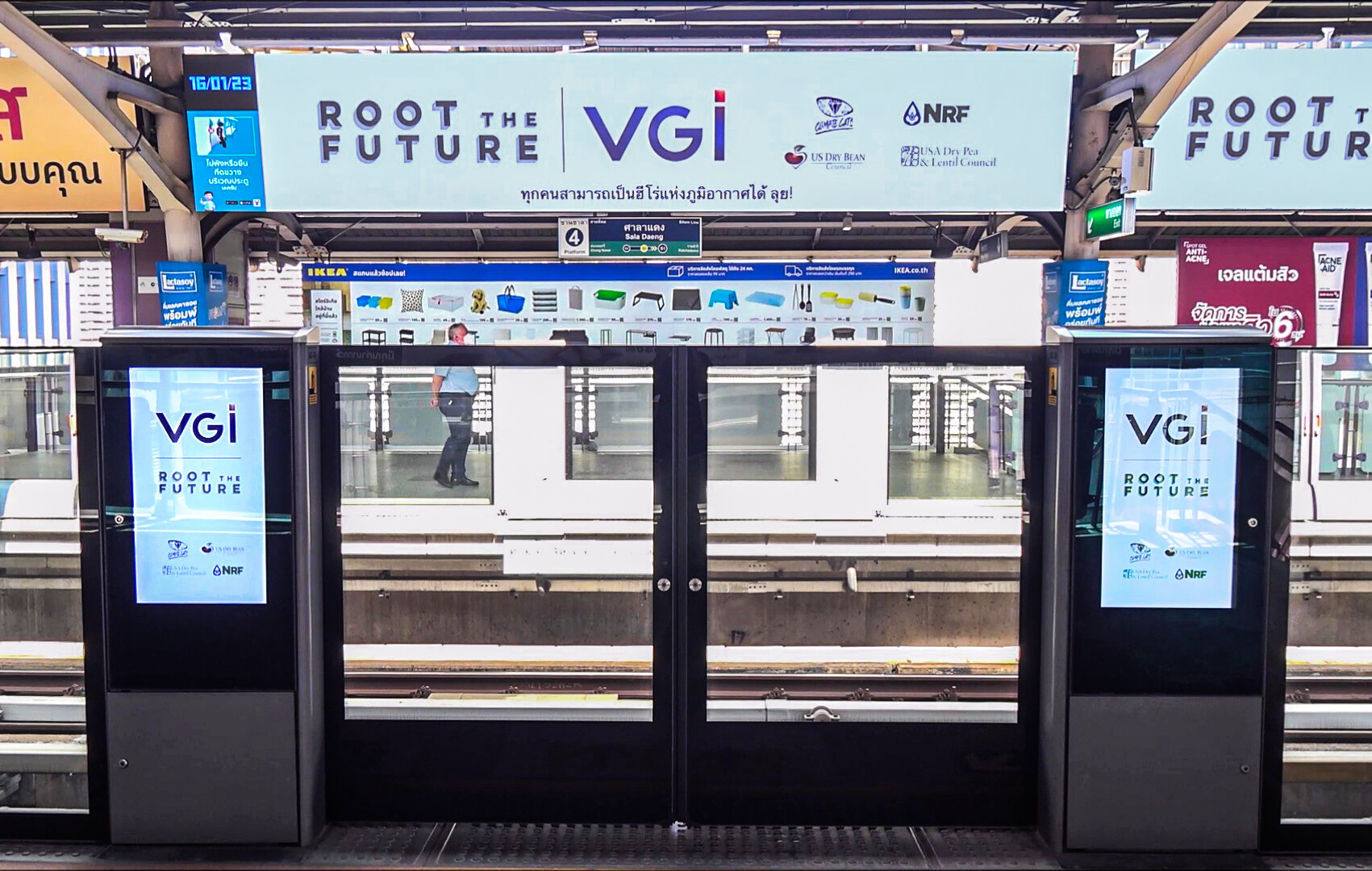 VGI ร่วมกับ Root the Future ปลุกจิตสำนึกคนไทย ผ่านแคมเปญ "Climate Hero" ผ่านสื่อจอดิจิทัลบนสถานีบีทีเอส