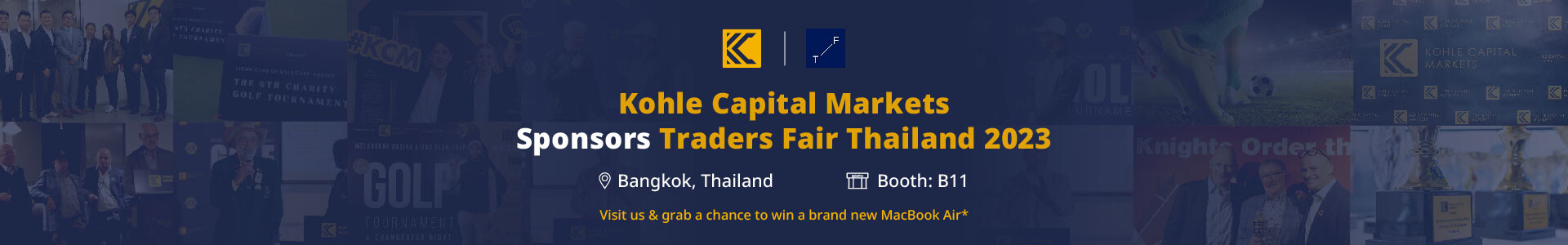Kohle Capital Markets (KCM) ได้เข้าร่วมสนับสนุนเทรดเดอร์ แฟร์ ไทยแลนด์ 2023