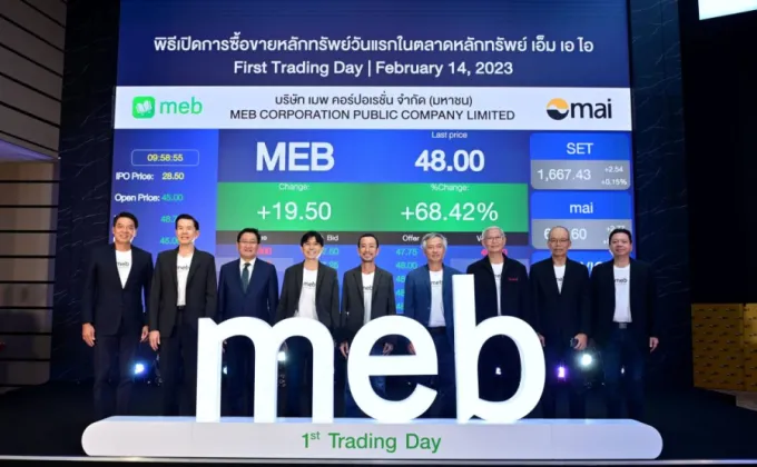 MEB ผู้นำ E-Book เปิดเทรดวันแรกทะยาน