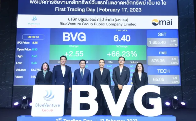 BVG เริ่มซื้อขายในตลาดหลักทรัพย์