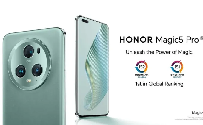 HONOR Magic5 Pro Tops DXOMARK