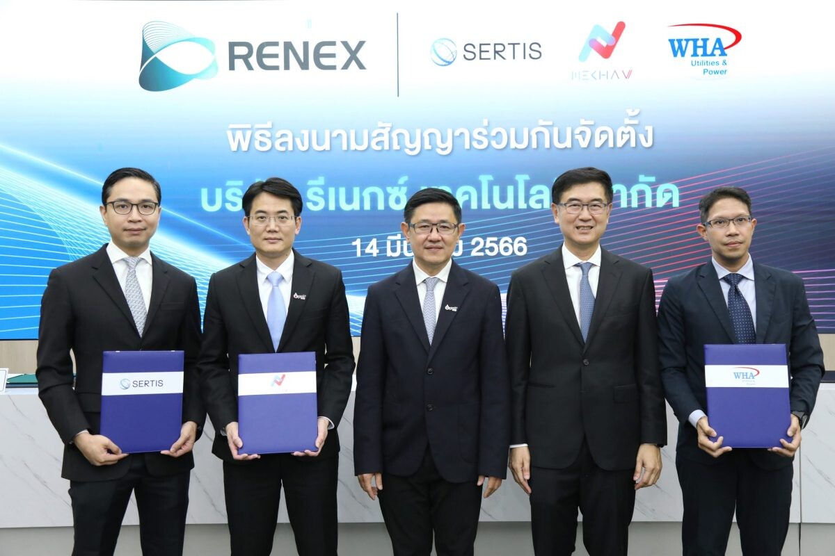 Mekha V - WHAUP - Sertis เปิดตัวบริษัทร่วมทุน "RENEX TECHNOLOGY" ลุยธุรกิจ Peer-to-Peer Energy Trading Platform