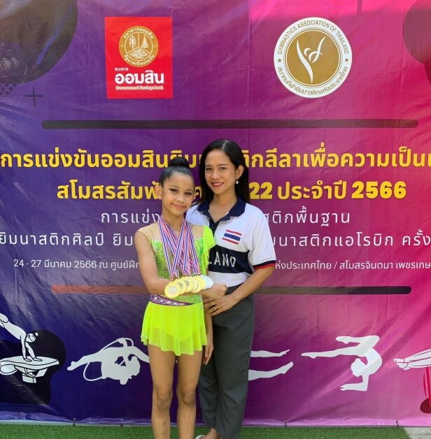 ทายาทยิมลีลาทีมชาติไทย ฉายแวว กวาด 6 ทอง 2 เงิน ขึ้นแท่นดาวรุ่งยุวชนทีมไทย