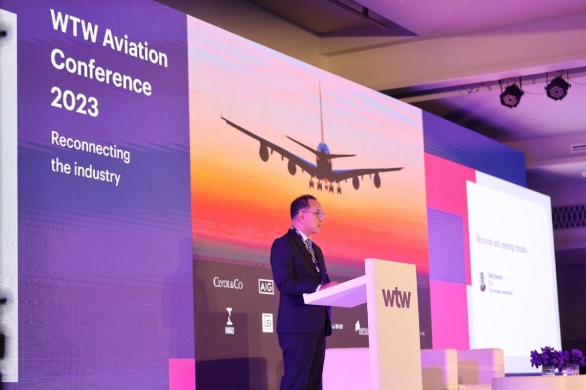 CEO การบินไทยเปิดประชุมสัมมนาประกันภัยเครื่องบินระดับสากล Aviation Conference 2023