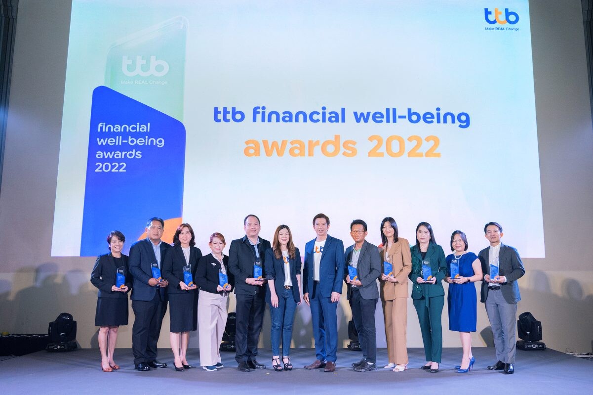 ทีเอ็มบีธนชาต มอบรางวัล 'ttb financial well-being awards' ให้ 10 องค์กรชั้นนำดีเด่น ที่ยกระดับสวัสดิการให้พนักงานในองค์กรมีชีวิตทางการเงินดีขึ้นรอบด้าน
