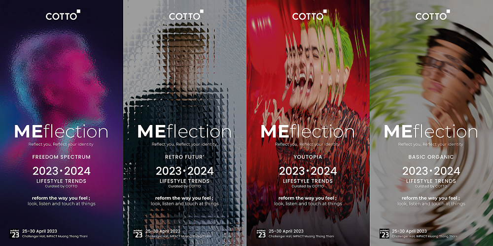 "คอตโต้" จับผลิตภัณฑ์รุ่นใหม่นำเสนอในรูปแบบงานศิลป์ภายใต้ธีม MEFlection ตอกย้ำผู้นำนวัตกรรมวัสดุตกแต่ง ในงานสถาปนิก 2023