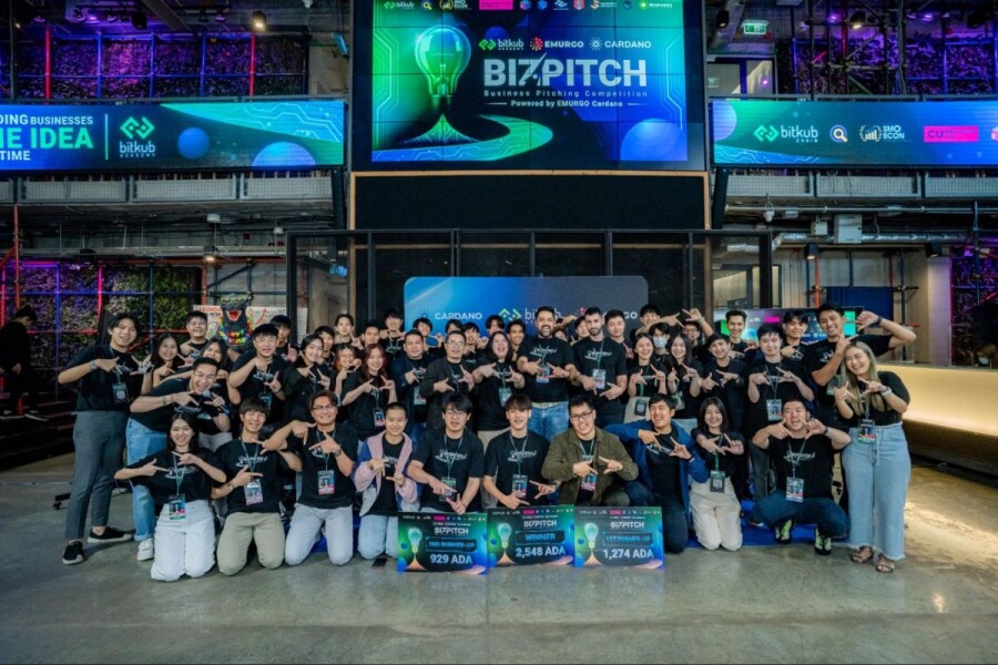 กิจกรรมการแข่งขัน BizPitch : Business Pitching Competition ครั้งที่ 1 โดย Bitkub Academy ผนึกกำลัง EMURGO Cardano และ Cardano ปิดฉากอย่างสวยงาม